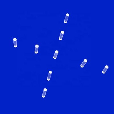 10mmx60mm Saffier 0.5mm tot 50mm Glas Rod Lens For Laser Machine