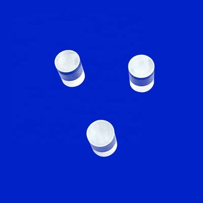 10mmx60mm Saffier 0.5mm tot 50mm Glas Rod Lens For Laser Machine