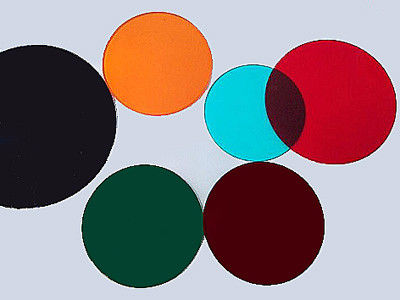 Band Dichroic Crystal Optics Filters Borosilicate Coating